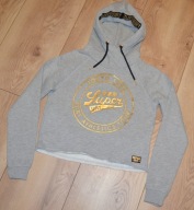 SUPERDRY - SZARA BLUZA DAMSKA - ROZ. 36 - NOWA