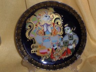 Rosenthal Kolekcjonerski talerz Bjorn Wiinblad Przygody Alladyna Motyw VIII