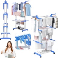 MOCNA SUSZARKA NA PRANIE OMNA SZARA BALKONOWA OGRODOWA MODEL 3P 40KG XL