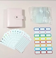 Mini Binder A7 zestaw segregator budżetowy koperty na pieniądze budżetownik