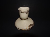 Konigl Tettau, świecznik porcelanowy, porcelana vintage, retro