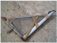 Szyba uchylna drzwi trójkątna MERCEDES w114, w115