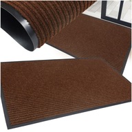 WYCIERACZKA POD DRZWI ZEWNĘTRZNA 60X90 WEJŚCIOWA DUŻA MATA DO BUTÓW BRĄZOWA
