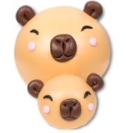 KAPIBARA PIŁKA FIGURKA Z MODELINY