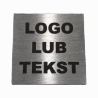 Tabliczka oznaczeniowa/znamionowa INOX gr. 1mm 30x30mm grawer wgłebny