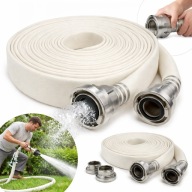 WĄŻ STRAŻACKI DO SZAMBA BRUDNEJ WODY 2 CALE SZYBKOZŁĄCZKA DO POMPY 30M