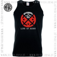 Koszulka bez rękawów LIFE OF AGONY logo - M