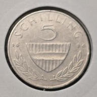 *AUSTRIA [0010]*5 szylingów (SCHILLING) 1986r. II Republika, Zwierzęta