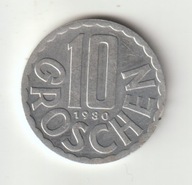 Austria 10 Groschen 1980