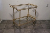 Stolik na Kółkach - Wózek Barowy / Złoty