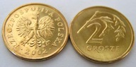 2002 r 2 gr grosze MW * MENNICZE