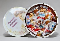 PUDEŁKO KOMUNIJNE ZE SŁODYCZAMI DLA DZIEWCZYNKI