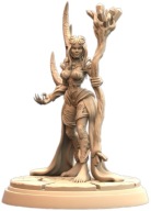 Zealot of Elder Gods Cthulhu Pinup A Fantasy RPG D&D Druk 3D NSFW