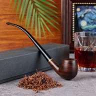 Fajka Gandalf drewniana hebanowa 19 cm z akcesoriami