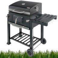 GRILL WĘGLOWY NAJWYŻSZA PÓŁKA BARDZO DOBRY 40X45CM DO OGRODU NA KÓŁKACH