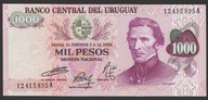 Urugwaj 1000 pesos 1974 - JOSE ARTIGAS - stan bankowy UNC
