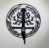 LOTR Anduril Figura Ozdobna na ścianę Panel