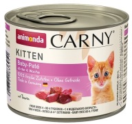 Karma mokra dla kota animonda Carny Kitten Baby Pate 200g