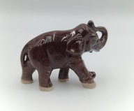 Słonik z ceramiki vintage - można go zawiesić, na nóżce jest oczko