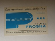 ORBIS HOTEL PROSNA KALISZ naklejka