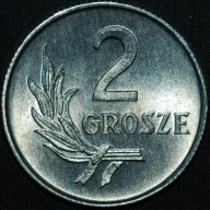 2 grosze 1949 - menniczy egzemplarz