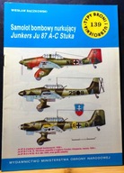 Samolot bombowy nurkujący JUNKERS Ju 87 A-C STUKA, W. BĄCZKOWSKI [TBiU 135]