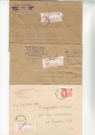 'R"W-wa 1,86,W-wa Sejm-trzy koperty polecone