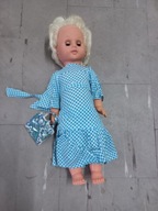 lalka PRL duża śpiąca