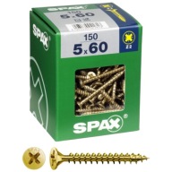 SPAX Wkręty do drewna 5x60mm PZ 150 szt
