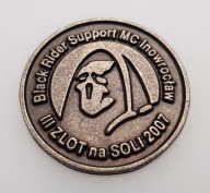 Znaczek, odznaka, blacha zlotowa, motocyklowa No.1982