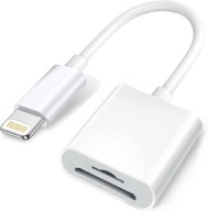 Czytnik kart Apple Lightning na dwa gniazda SD i TF do iPhone'a/iPada
