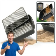 SITO SITKO OGRODOWE REGULOWANE 4-10MM BEGRIS PROSTOKĄTNE 39CM