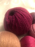 wełna, włóczka, bawełna - wyprzedaż , waga zestawu to 140 gram.