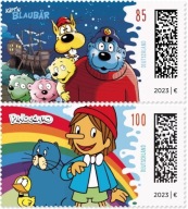 Niemcy 2023 Znaczki 3803-4 ** Pinokio bajki animacja kreskówki