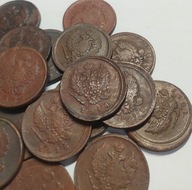 2 kopiejki 1810-1830 Aleksander I/ Mikołaj I, ładne stany