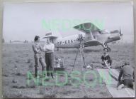 An-2 SP-EGA Aeroklub Nowy Targ składanie spadochronu ok 1980