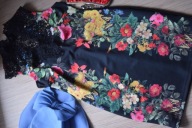 RAINBOW* PIĘKNA SUKIENKA W KWIATY PRAWIE NOWA _42