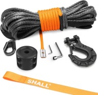 Z260 Syntetyczna lina do wciągarki SHALL 15m, 5t – UHMWPE, hak kuty