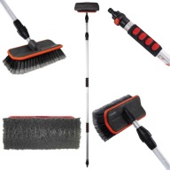 SZCZOTKA DO MYCIA PANELI FOTOWOLTAICZNYCH DO DACHU TELESKOPOWA PRZEPŁYWOWA