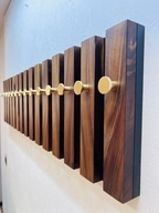 Wieszak ścienny Premium 100x26 cm lamele z czereśni