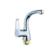 Bateria umywalkowa stojąca Zegor SOP1-A045 srebrny