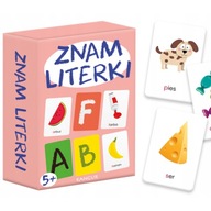 GRA PLANSZOWA ZNAM LITERKI MINI KANGUR EDUKACYJNA DLA DZIECI NAUKA SŁÓW