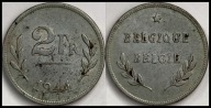 MNB - BELGIA 2 Franki 1944 # st 2