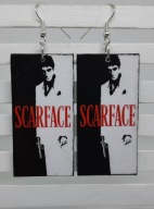 Scarface - Al Pacino decoupage, film, grafika, plakat vintage Handmade