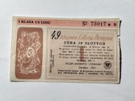 49 krajowa loteria pieniężna 1961 (maj) I klasa