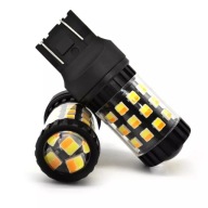 żarówka LED W21/5W, 7443 12V CANBUS biała-pomarańczowa 1400lm mocna