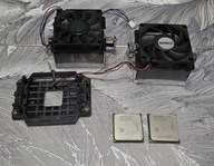 2x procesor AMD Athlon 64 i 64 X2 plus 2x radiator