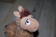 pluszak maskotka beżowa Lama Alpaka Nici 16 cm