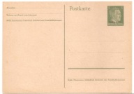 TRZECIA RZESZA -postkarte -ADOLF HITLER -nadruk UKRAINE