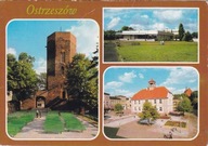 OSTRZESZÓW - ZAMEK - PAWILON HANDLOWY - RYNEK - RATUSZ